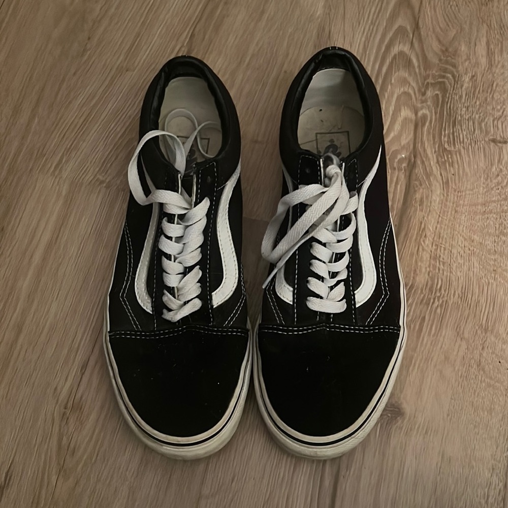 Black Vans, women's size 9